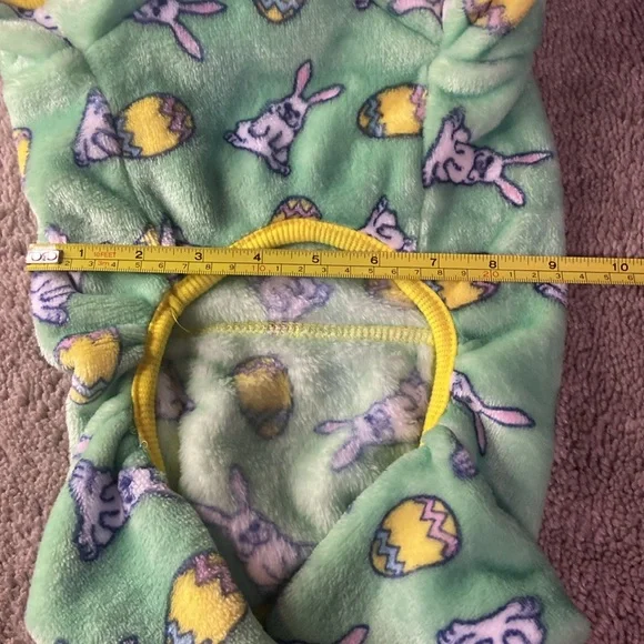 Easter Fleece Pajamas for Small Dog Life is Good - Picture 8 of 11